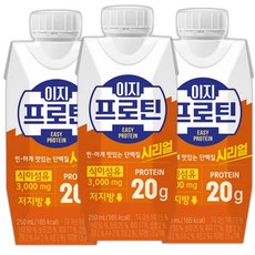 롯데웰푸드 이지프로틴 시리얼 드링크, 250ml, 3개