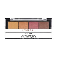 COVERGIRL COVERGIRL Trunaked 쿼드 아이섀도우 팔레트 글램핑 데저트 글램핑 0.6 온스, 1, 4 Shade - 755 Desert Glamping