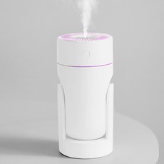 LED 충전식 무선가습기 OHM-AJLED, 화이트