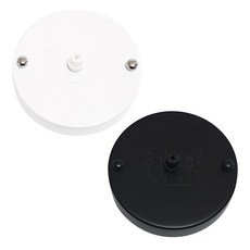 1등 원형 후렌지 후렌치 브라켓 펜던트조명 인테리어조명 설치용, 12057.블랙, 1등 원형 후렌지 (Ø120), 1개