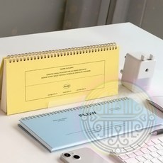 플래너 일정표 주간 노트 스케줄러 책상 기록 메모 빠른배송 작성 서식 시간표, 02 소프트 블루