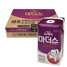 뉴케어 대상웰라이프 마더스 혈당케어 혈당관리영양식, 24개, 200ml