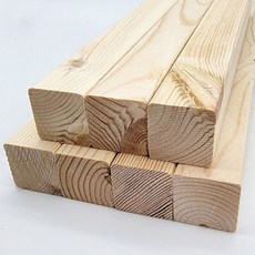 아이베란다 목재 라운딩 원목 각재 각목 정사각형 무방부 소송, 36X36X300, 1개