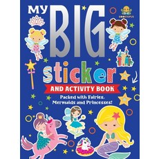 (英文圖書)My Big Sticker and Activity Book - Packed with Fairies Mermaids and Princesses! 平裝版, Booktopus, 英文