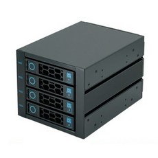 4Bay擴充硬碟抽取盒 5.25吋轉3.5吋/2.5吋 SSD 硬碟架 硬碟籠 4tray 擴充 SATA SAS, 1個, KIT2023009