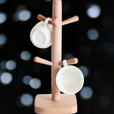 조립식 느티나무 6구 주방컵걸이 컵거치대 컵건조 컵건조대 식기건조대