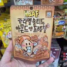 바프 카라멜 솔티드 아몬드 앤 프레첼 40g, 1개