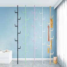 철제 스탠드 옷걸이 폴행거 폴6개 최대 310cm 설치, 그린