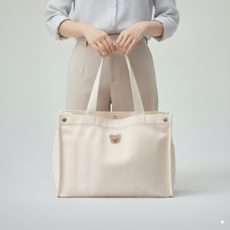 제이로이 유아용 대형 캔버스 기저귀가방