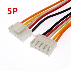 25PCS JST VH3.96 VH 3.96mm 100200300mm 암형 하우징 플러그 커넥터 와이어 케이블 2 3 4 5 6 7 8 9 10핀 22AWG 와이어 20cm 길이, 2PCS, 10cm, [53] 5P
