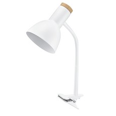 太星電工 MAX STAR LED北歐風情護眼夾燈，夾式檯燈，閱讀燈，工作燈，5W LED燈泡，節能護眼, 白色