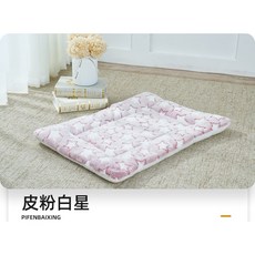 PIFENBAIXING 法蘭絨寵物墊 寵物毛毯 寵物睡窩, 皮粉白星,5號, 1個