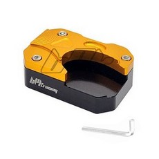 BPK 슈퍼커브 사이드 스탠드클립바닥 21- 24 25 26년 말발굽 확장 패드 스텐드클립 안전주차 튜닝 보호커버, 바닥 골드, 1개