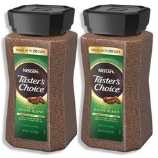 Nescafe 테이스터 초이스 디카페인 인스턴트 커피 397g, 2개