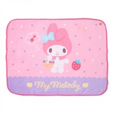 산리오 정품 마이멜로디 미니 무릎담요 소형 블랭킷 베이비 속싸개 담요 극세사 플란넬 겨울 Sanrio-135257