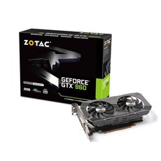 ZOTAC GeForce GTX 960 2GB GDDR5 PCI Express 3.0 HDMI DVI 디스플레이 포트 SLI 레디 그래픽 카드 ZT-90301-10M, ZOTAC GeForce GTX 960 2GB GDDR