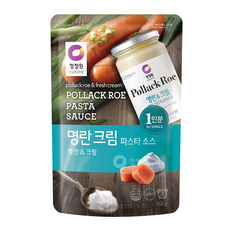 청정원 싱글 파우치 명란 크림 소스, 150g, 9개
