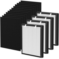 True HEPA Replacement Filter Compatible with uahpet Pet Air Purifier Slim for Home Large Rooms P, 4 Pack