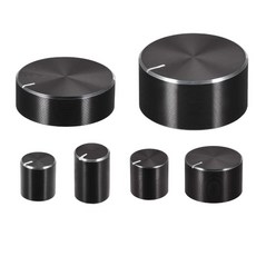 전위차계 손잡이 인코더 볼륨 조절 오디오 회전식 테이퍼 구멍 6mm, 20 x 17mm (D x H)20 x 17mm (D