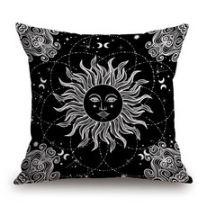 장식용 쿠션 커버 고양이 베개 커버 귀여운 꼬리 장식 베개 커버 소파 소파 의자 침대용 고양이 테마 선물 쿠션 커버 45.7 x 45.7cm(18 x 18인치), Tss04