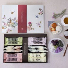 연미향 특선2호 / 전용 쇼핑백 포함 / 간편포장 / 앙금알떡 4종 / 연유앙금떡 / 매콤치즈떡 / 앙금절편 / 방울떡 / 총 24개, 1.71kg, 1박스