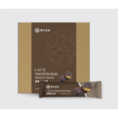 樫木良食 拿鐵蛋白棒 台灣製造, 180g, 6入