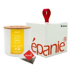 에빠니 유기농 허브차 캐모마일 지관 선물세트, 3개, 1.5g, 10개입