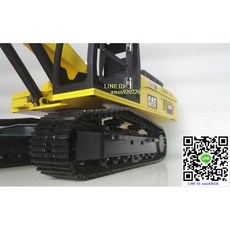 1/8 遙控液壓挖土機，1:8 搖控油壓 CAT 怪手，全金屬合金 Bruder 1/12參考_全配, 1個