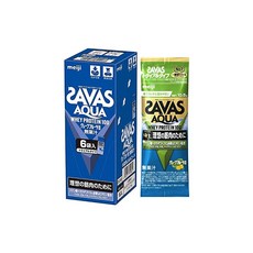 자바스 SAVAS 아쿠아 유청 단백질 100 포도 맛 트라이얼 타입 10.5gx6봉 메이지