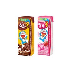 [남양] 초코에몽 190ml x 12개+딸기에몽 190ml x 12개, 24개