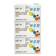 바로잰 한독 코튼 알콜스왑, 100개입, 3박스