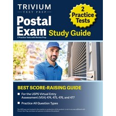 (英文圖書)Postal Exam Study Guide: 2 Practice Tests with Review Prep for the USPS Virtual... 平裝版, Trivium Test Prep, 英文