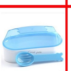 格瑞特寵物 CARNO卡諾 倉鼠雙門沐浴室 附鏟，鼠砂屋/鼠便盆/沐浴屋，適合小型寵物鼠，老鼠玩具 桑拿房【可超取】, 不挑色, 1個