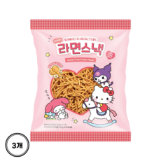 과자 산리오 라면스낵 후라이드치킨, 3개, 92g