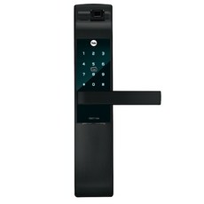 台灣24小時出貨 原廠保固2年 Yale耶魯 熱感應指紋/卡片/密碼/鑰匙智能電子鎖YDM7116A, 消光黑