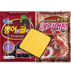 다사가 토코 떡밥 뽕딸 세트 뽕어분글루텐 딸기어분 세트 민물 붕어 낚시 떡밥, 1세트, 720ml, 001.