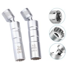 tinduo CR-V 회전식 자석 점화 플러그 소켓, 1세트, 14mm+16mm