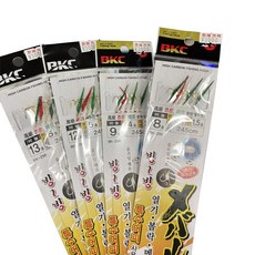 백경 볼락 열기 채비 6본 카드채비 BK-298, 1개