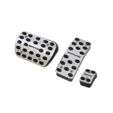 [주주파츠몰] 벤츠 A클래스 알루미늄 페달 미끄럼방지 AMG 클립형 스포츠 발판 W177 호환 용품, 1번)AMG타입