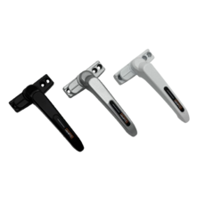 좌우겸용 프로젝트 창문 손잡이 알루미늄용 고급형 PJ3000 블랙/실버/화이트, 블랙, 1개