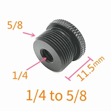변환 나사 암-수 1/4 3/8 "-27 M10 M4 마운트 어댑터 삼각대 플레이트 플래시 마이크 프로젝터 브래킷, 03 Type O for MIC, 01 범용