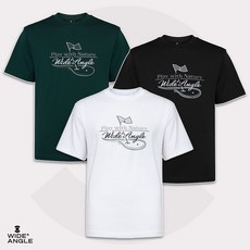 와이드앵글 남성 골프웨어 남자 골프 여름 기본티 그래픽 반팔 라운드 티셔츠 WMM26295