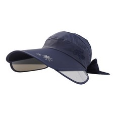 普特汽車精品 伸縮式帽檐空頂遮陽帽 馬尾帽 防曬帽 鴨舌帽 休閒帽 透氣帽 帽子女 棒球帽 登山帽, 藏青