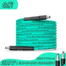 JONG WA 高壓水管 20米, 8米兩頭快插:億力4系/東某城, 8m