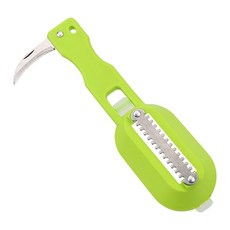생선 비늘 제거 기 튐방지 물 고기 치기 강판 스크레이퍼 Scaler Scraper fish tool s Cleaning 도구 저울 스킨 리무버 스케일러 및 주방 가제 조개 따개, 1개