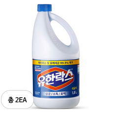 유한락스 멀티액션 레귤러 락스, 1.8L, 2개
