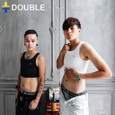 DOUBLE 舒適背心 套頭款 運動內衣設計概念【DOUBLE束胸台南店】