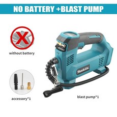 무선 휴대용 공기 펌프 자동차 타이어 공 등 전기공기 주입기빠른 주입 압축기, 1. only tool, 1개