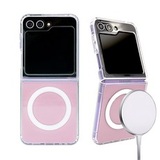 셀론스타 클리어 맥세이프 케이스 자석 마그네틱 Z FLIP 방탄 휴대폰 케이스 CX00