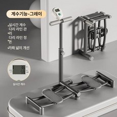 스키운동기구 하체 홈트 실내 시뮬레이터 힙업 크로스핏, 1대 그레이 호화형 카운팅 폴더블